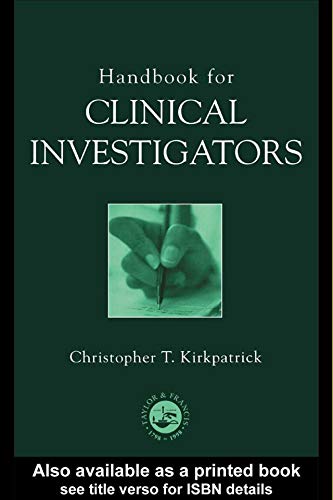 Handbook for Clinical Investigators - Orginal Pdf